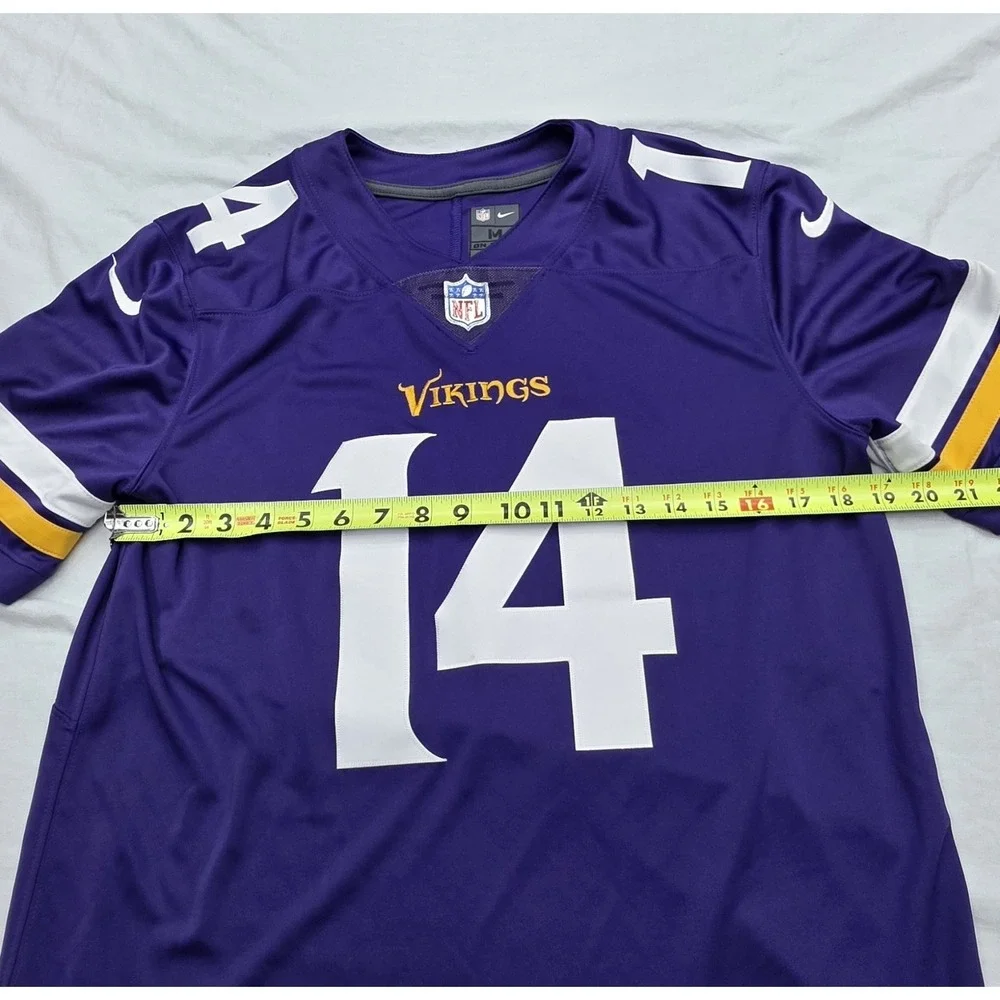 Nike On-Field Dri-Fit Minnesota Vikings Stefon Diggs Stitched NFL Purple Jersey